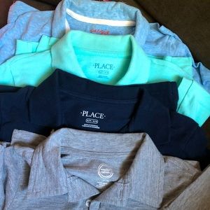 Bundle.  Boys polo shirts . Short sleeve. 4 shirts total